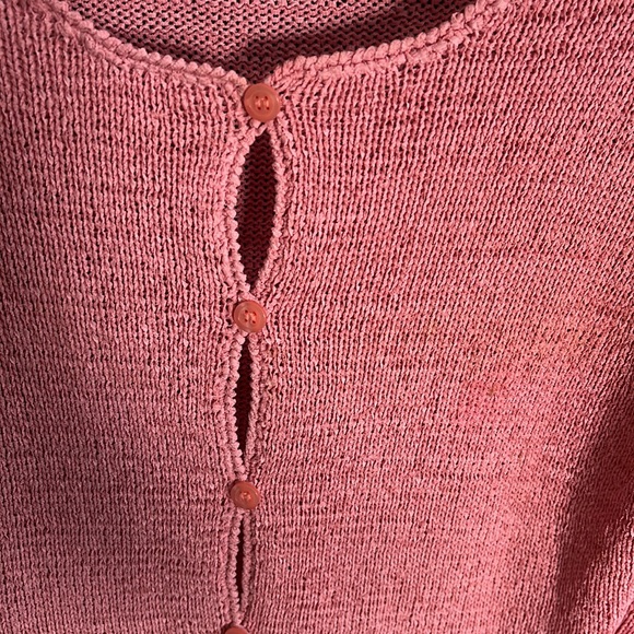 Finishing Touches A Pretty Silk Over the Shoulder Sweater - Picture 2 of 7